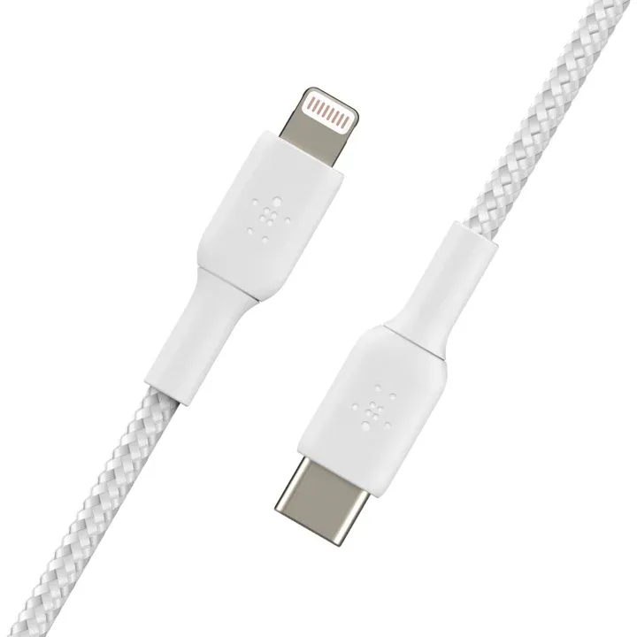 CABLE PARA CELULAR BELKIN USB-C TRENZADO 1M BLANCO